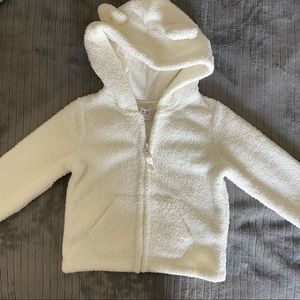 Baby Ivory Hoodie - size 6-12 months